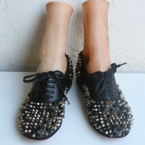 Christian Louboutin Fred Spike Flats - Picture 5 of 11